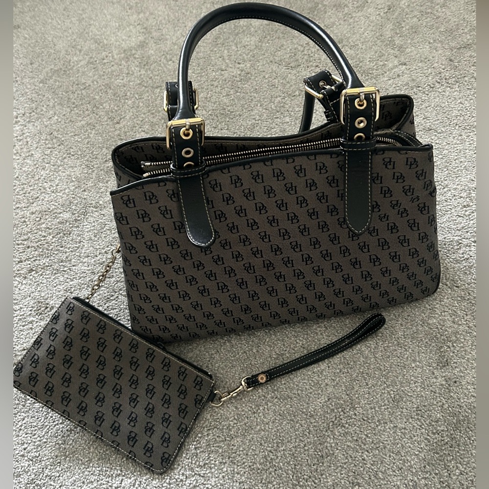 Classic Dooney & Bourke Monogram Handbag